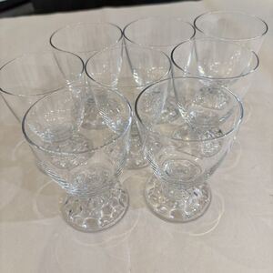 Fostoria American Lady Crystal Oyster Cocktail Glasses -  (Set of 8) 4oz Footed